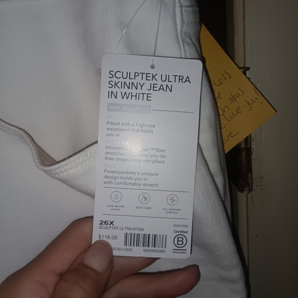 ATHLETA Sculpteck Ultra Skinny Jean 26X PLUS SIZE NEW 🆕 - Picture 11 of 15
